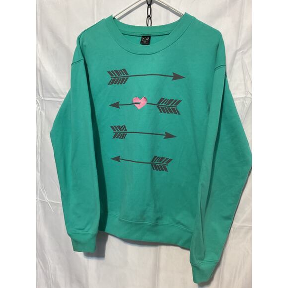 Cold Crush Heart & Arrow Sweatshirt Medium - Picture 2 of 6